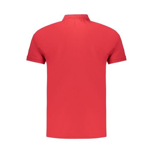Red Cotton Men's Polo