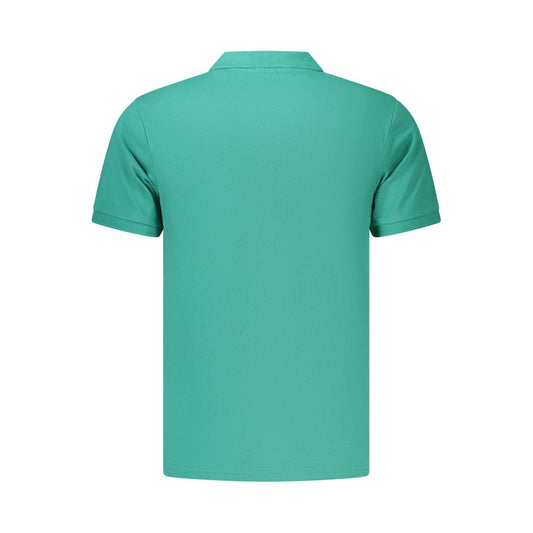 Green Cotton Men's Polo