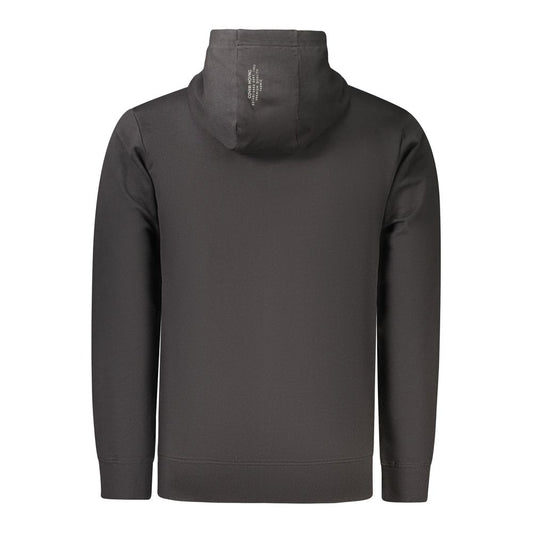 Black Cotton Mens Sweatshirt