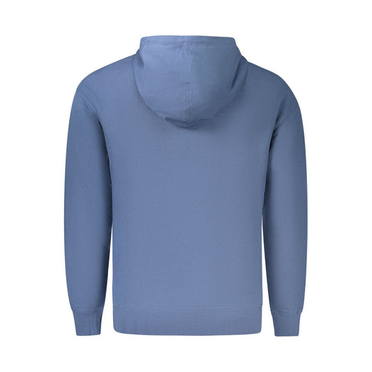 Blue Cotton Mens Sweatshirt