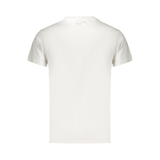 White Cotton Men's T-Shirt