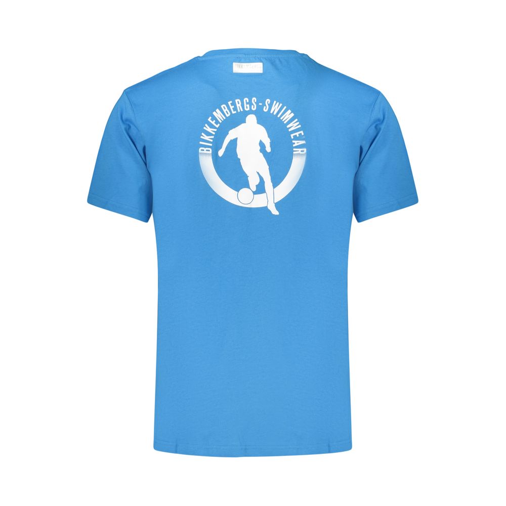 Azzurro Cotton Men's T-Shirt