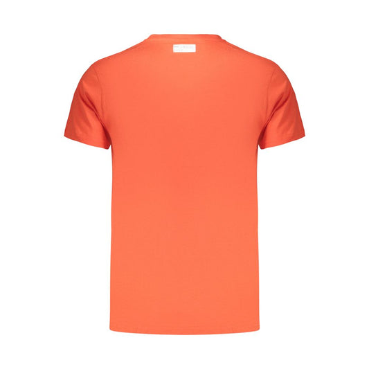 Orange Cotton Men's T-Shirt