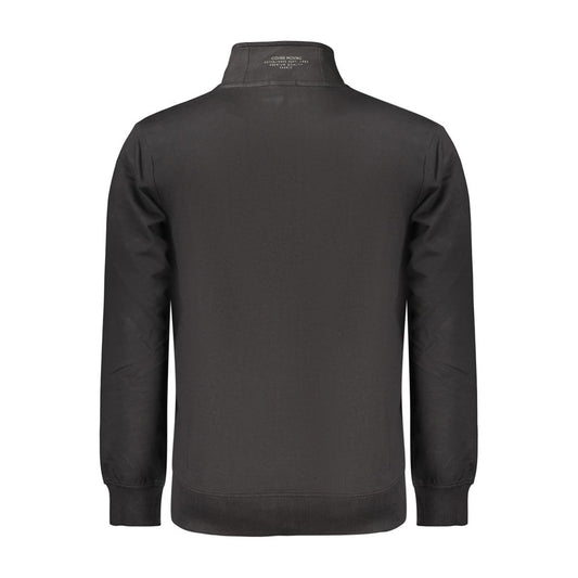 Black Cotton Men's Sweatshirt