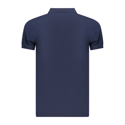 Blue Cotton Men's Polo
