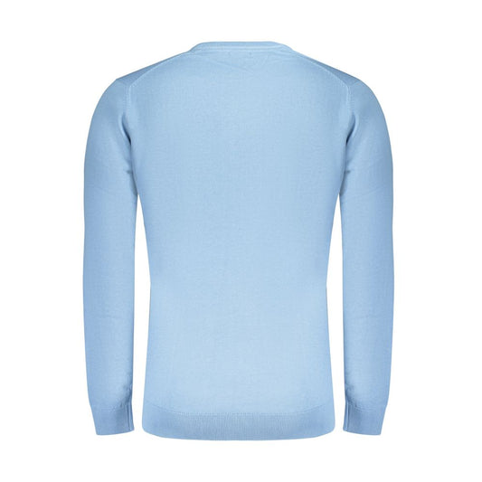 Blue Cotton Men's Sweater