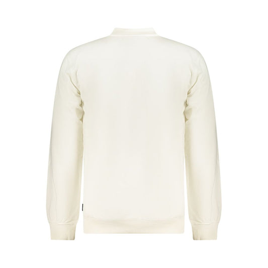 White Cotton Men's Sweatshirt