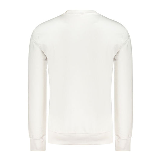 White Cotton Men's Sweatshirt