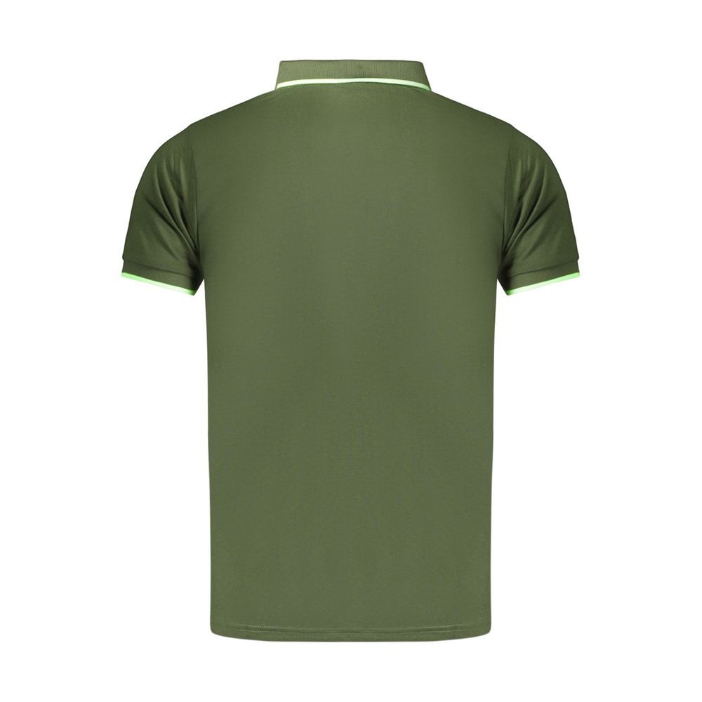 Green Polyester Men's Polo Shirt
