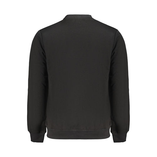 Black Cotton Men's Sweatshirt