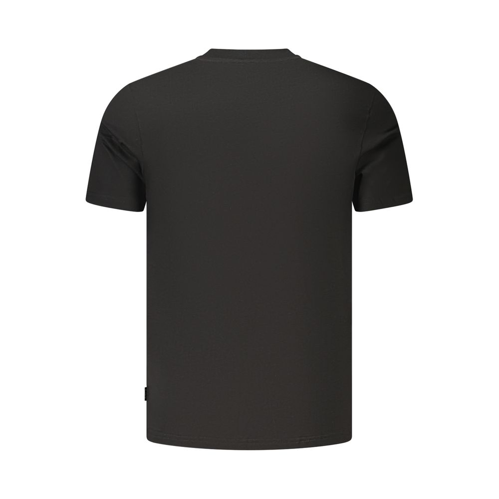 Black Cotton Men's T-Shirt