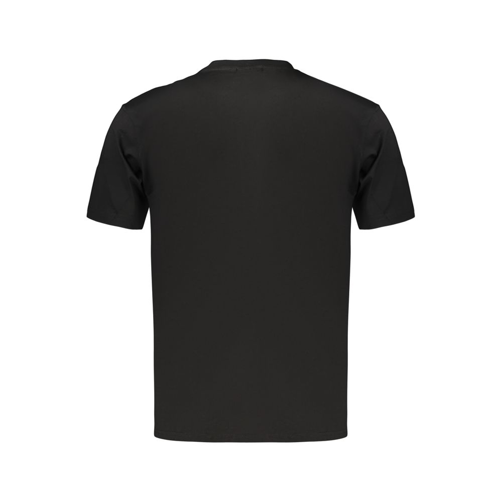 Black Cotton Men's T-Shirt