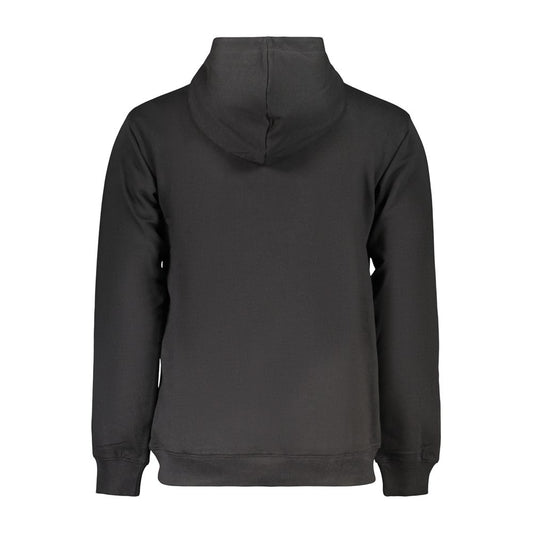 Black Cotton Men's Sweatshirt