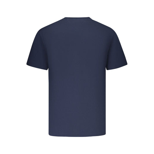 Blue Cotton Men's T-Shirt