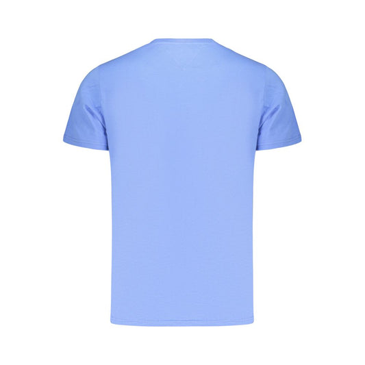 Blue Cotton Men's T-Shirt
