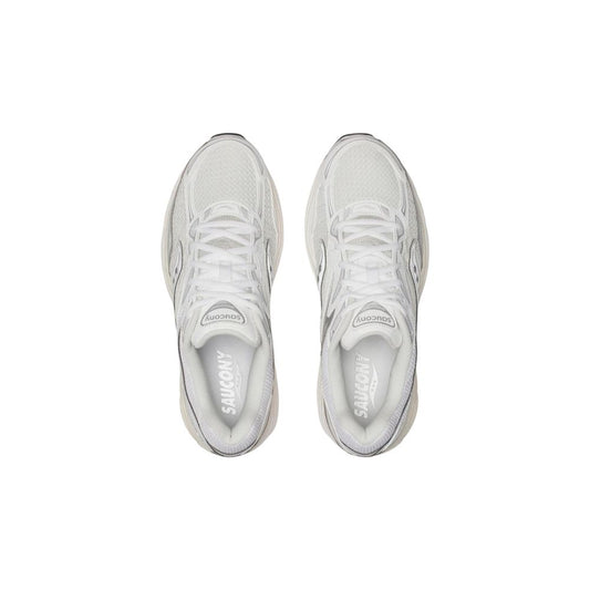 Silver Synthetic Athletic Sneakers