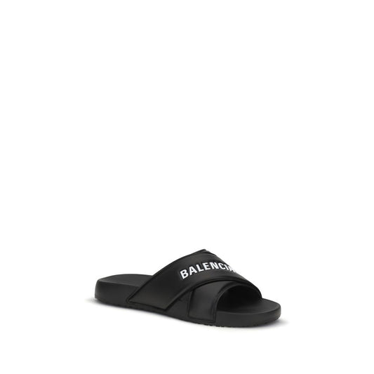 Black Rubber Sandals