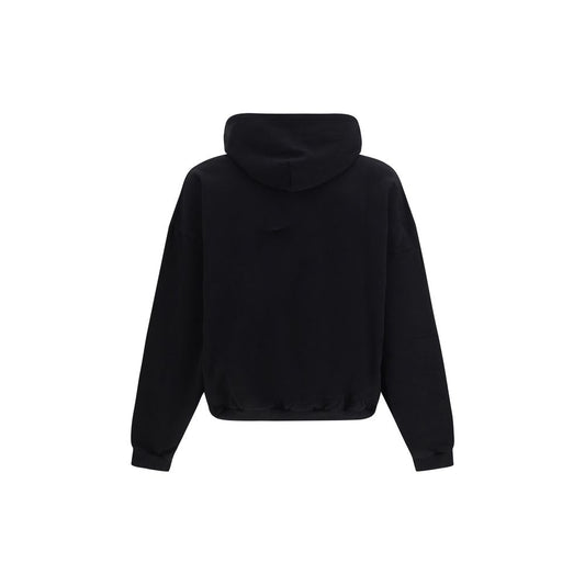 Black Cotton Sweatshirt