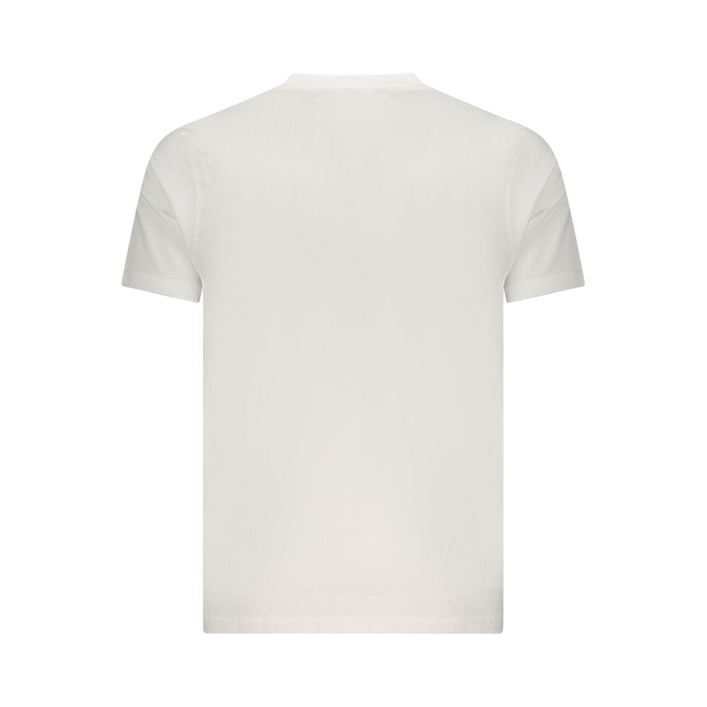 White Cotton Men's T-Shirt