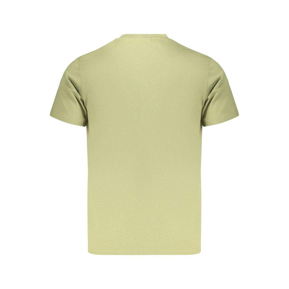 Green Cotton Men's T-Shirt