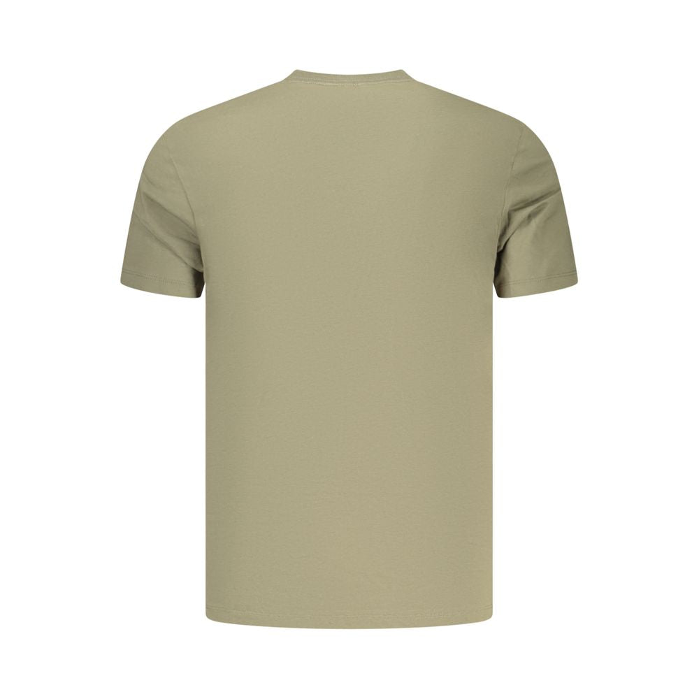 Green Cotton Men's T-Shirt