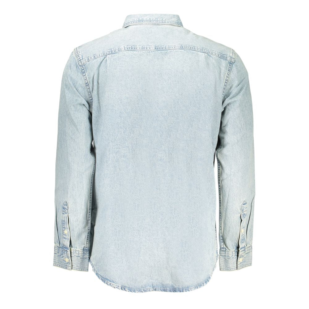Azzurro Cotton Mens Shirt