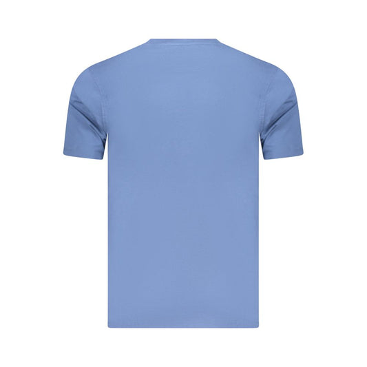 Blue Cotton Men's T-Shirt