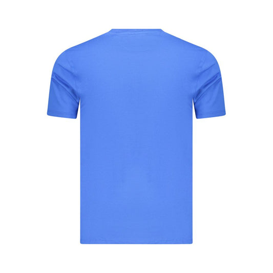 Blue Cotton Men's T-Shirt