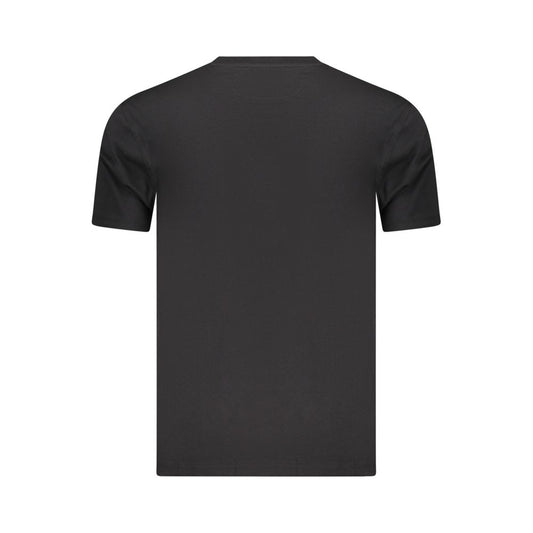 Black Cotton Men's T-Shirt