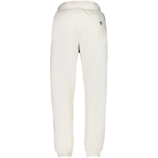 White Cotton Men's Trouser