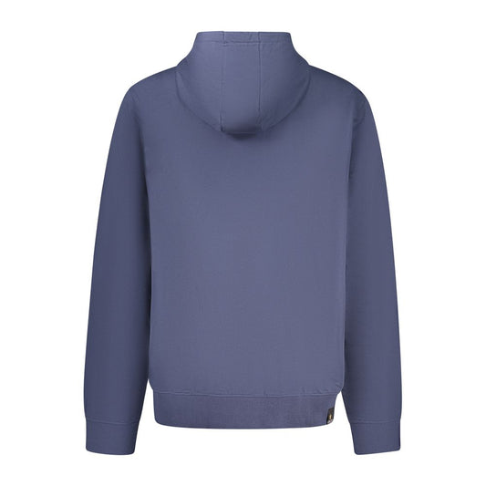 Blue Cotton Men's Hoodie