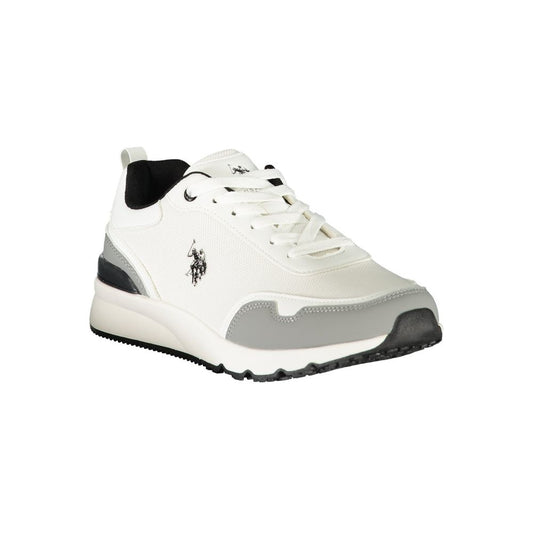 Bianco Poliuretano Uomo Sneaker