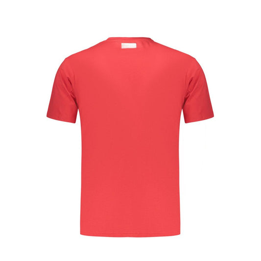 Red Cotton Men's T-Shirt