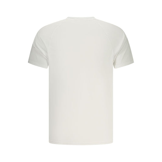 White Polyester Men's T-Shirt
