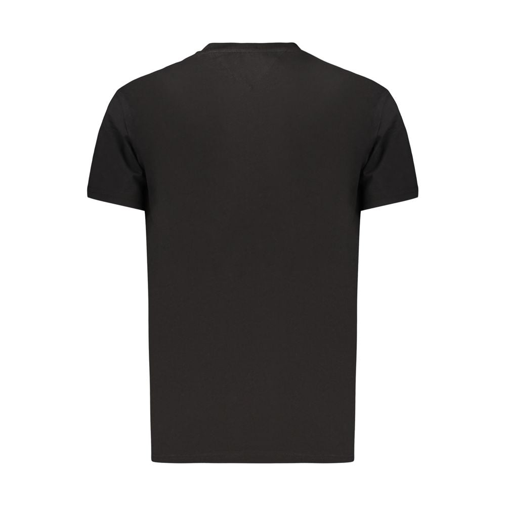 Black Cotton Mens T-Shirt