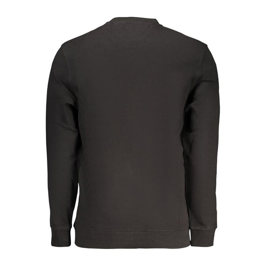 Black Cotton Men's Sweatshirt