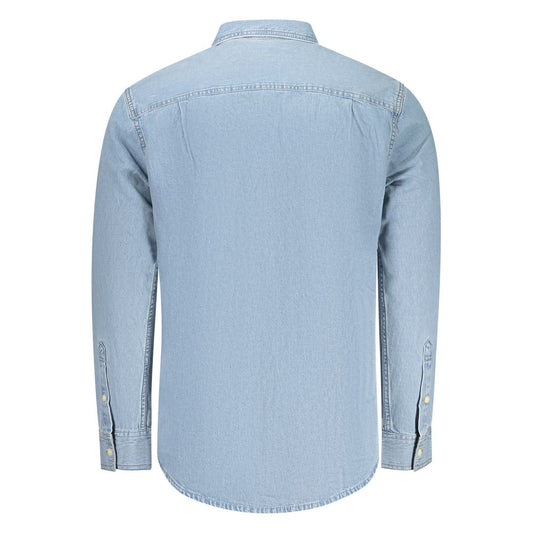Azzurro Cotton Men's Shirt