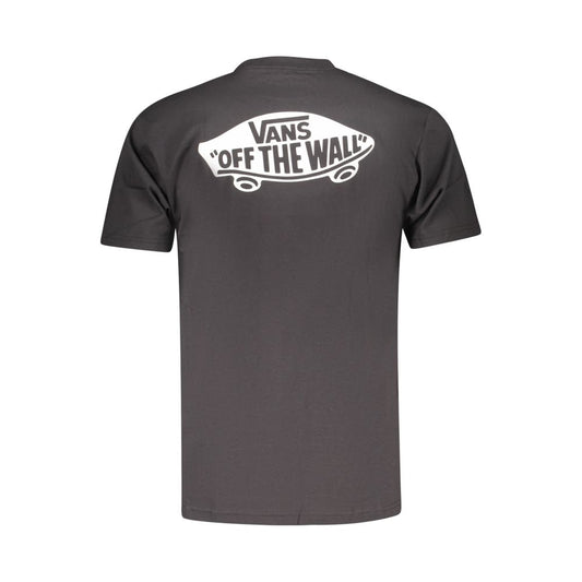 Black Cotton Men's T-Shirt