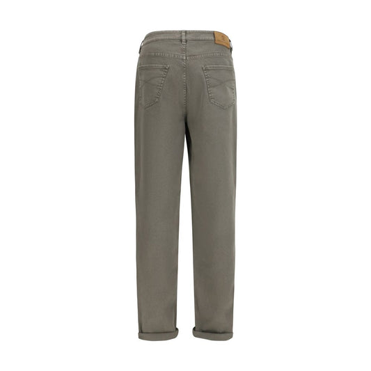 Bicolor Cotton Jeans Denim