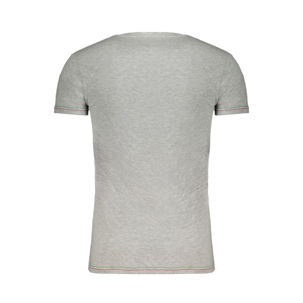 Brown Cotton Men T-Shirt