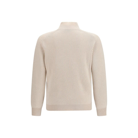 Beige Cashmere Turtleneck