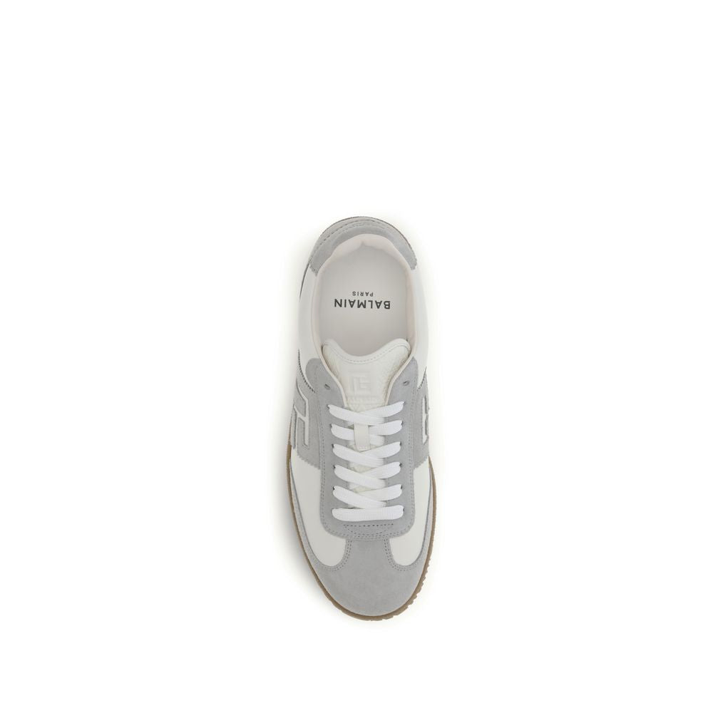 White Calf Leather Bos Taurus Athletic Sneakers