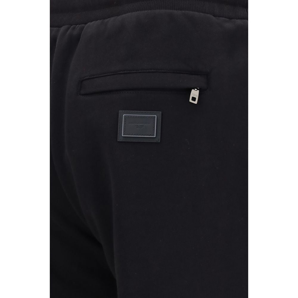 Black Cotton Joggers (Workout Pants)