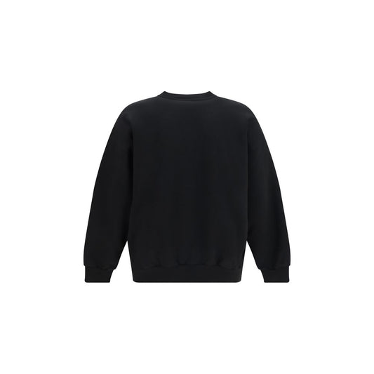 Black Cotton Sweatshirt