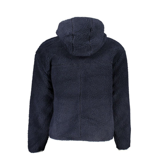 Blue Polyester Men's Jacket