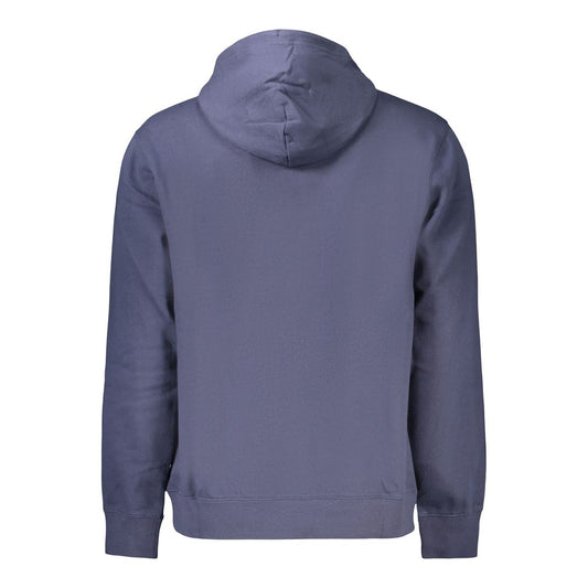 Blue Cotton Men's Sweatshirt