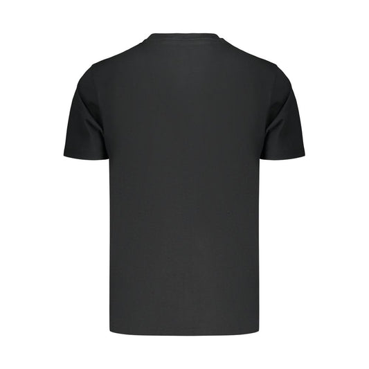 Black Cotton Men's T-Shirt