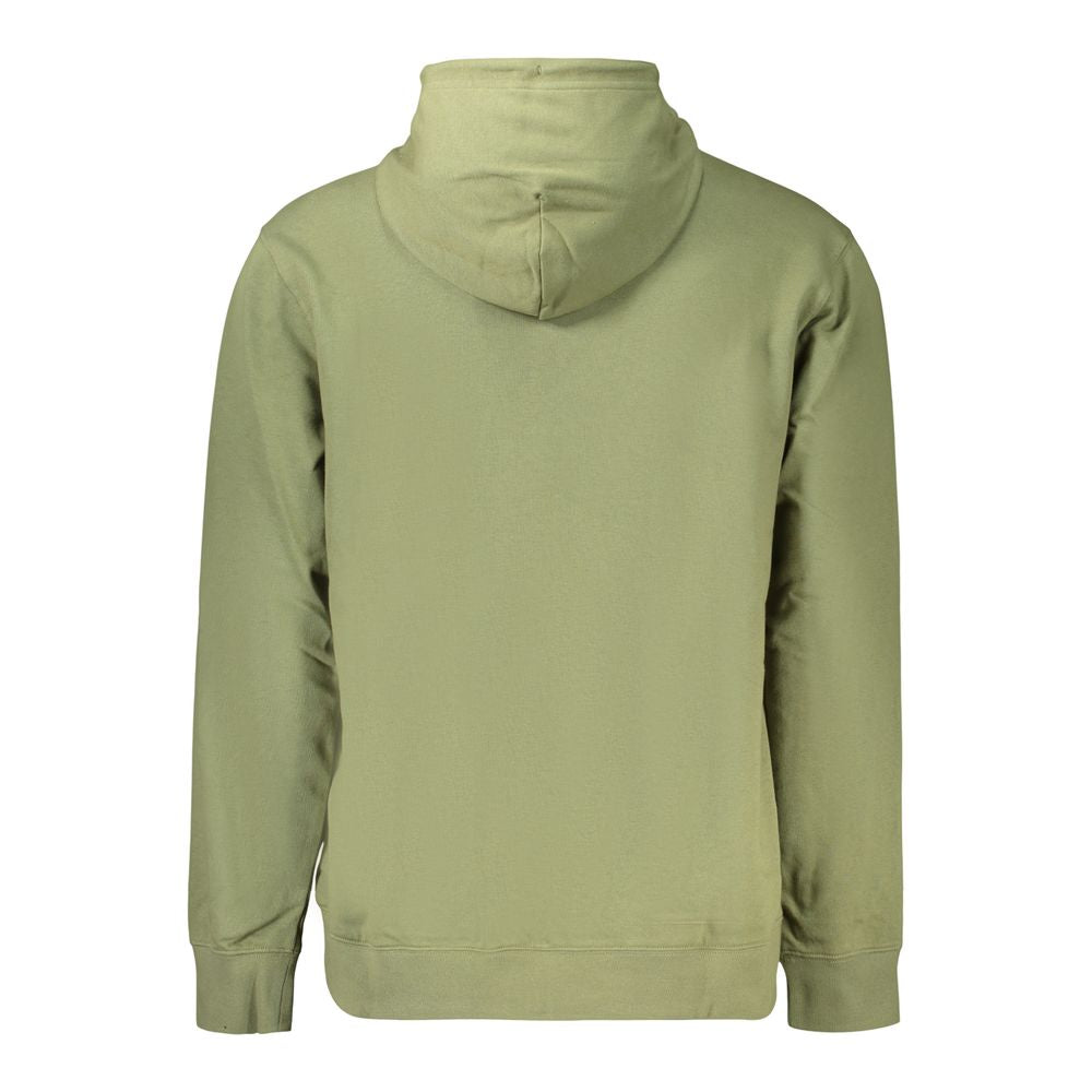 Green Cotton Men's Hoodie