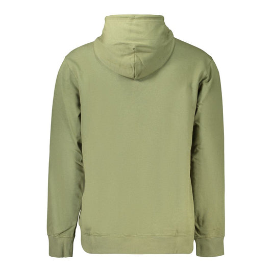 Green Cotton Men's Hoodie
