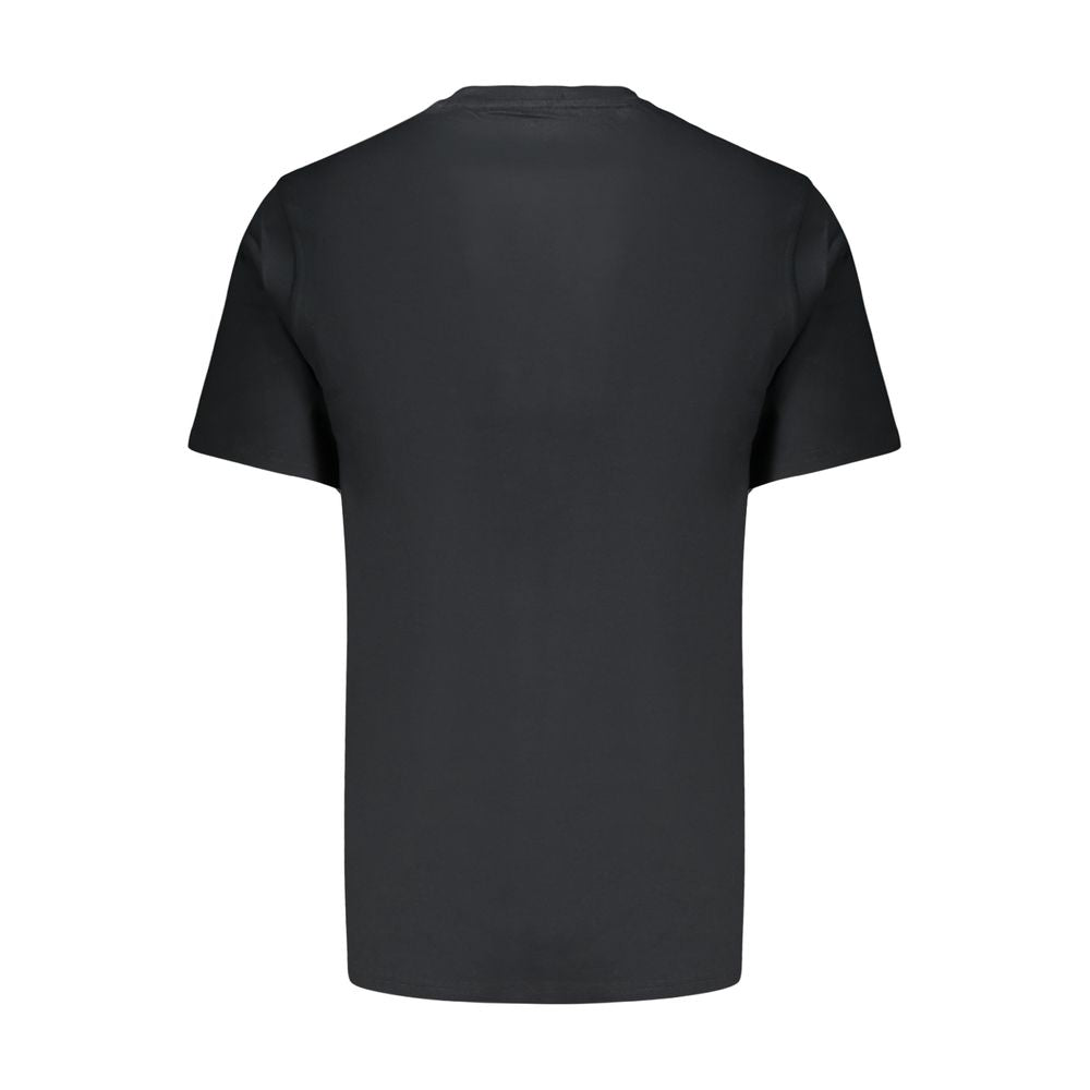 Black Cotton Men's T-Shirt